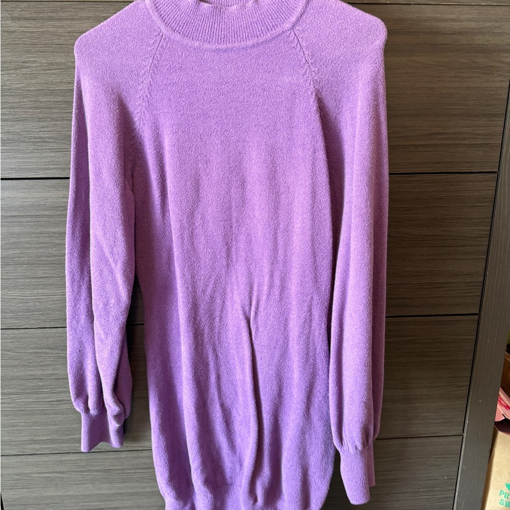 Women's Crewneck Knit Sweater - Lavender
